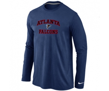 Nike Atlanta Falcons Heart & Soul Long Sleeve T-Shirt D.Blue