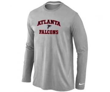 Nike Atlanta Falcons Heart & Soul Long Sleeve T-Shirt Grey