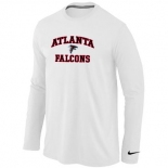 Nike Atlanta Falcons Heart & Soul Long Sleeve T-Shirt White