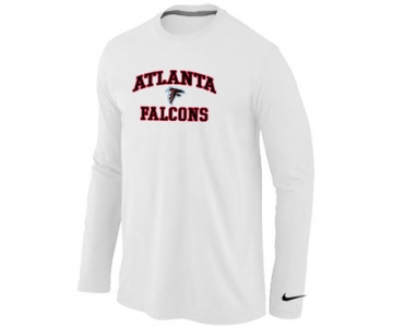 Nike Atlanta Falcons Heart & Soul Long Sleeve T-Shirt White