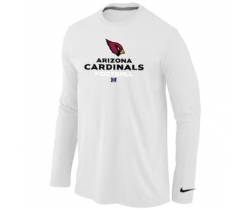 Nike Arizona Cardinals Critical Victory Long Sleeve T-Shirt White