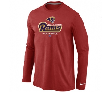 NIKE St.Louis Rams Critical Victory Long Sleeve T-Shirt RED