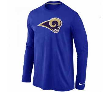 Nike St.Louis Rams Logo Long Sleeve T-Shirt BLUE