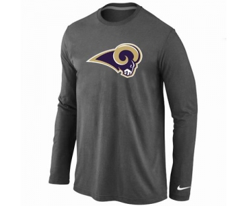 Nike St.Louis Rams Logo Long Sleeve T-Shirt D.Grey