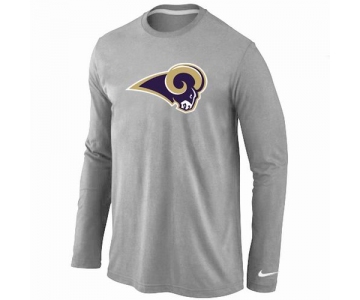 Nike St.Louis Rams Logo Long Sleeve T-Shirt Grey