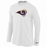 Nike St.Louis Rams Logo Long Sleeve T-Shirt WHITE