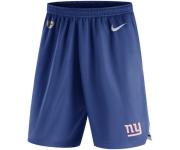 Men's New York Giants Nike Royal Knit Performance Shorts