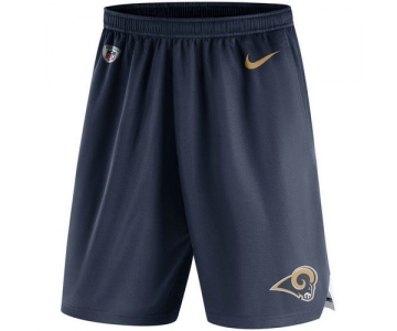 Men's Los Angeles Rams Nike Navy Knit Performance Shorts