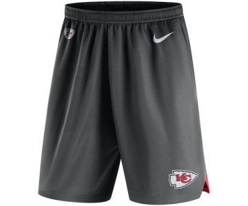 Men's Kansas City Chiefs Nike Charcoal Knit Performance Shorts