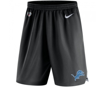 Men's Detroit Lions Nike Black Knit Performance Shorts