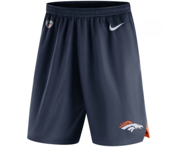 Men's Denver Broncos Nike Navy Knit Performance Shorts