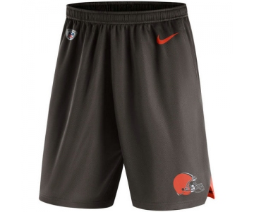 Men's Cleveland Browns Nike Brown Knit Performance Shorts