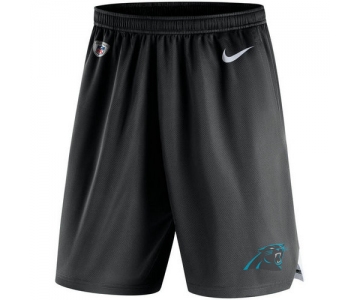 Men's Carolina Panthers Nike Black Knit Performance Shorts