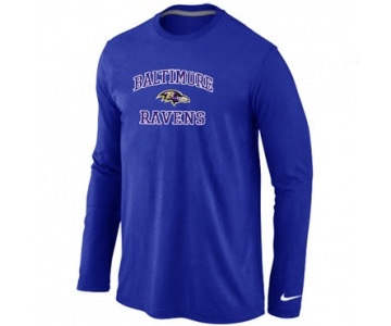 Nike Baltimore Ravens Heart & Soul Long Sleeve T-Shirt Blue