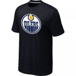 NHL Edmonton Oilers Big & Tall Logo Black T-Shirt