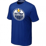 NHL Edmonton Oilers Big & Tall Logo Blue T-Shirt