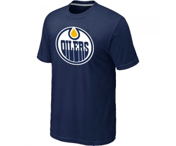 NHL Edmonton Oilers Big & Tall Logo D.Blue T-Shirt