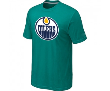 NHL Edmonton Oilers Big & Tall Logo Green T-Shirt