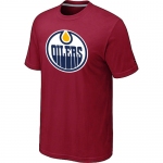 NHL Edmonton Oilers Big & Tall Logo Red T-Shirt