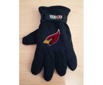 Arizona Cardinals NFL Adult Winter Warm Gloves Black