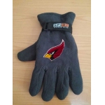 Arizona Cardinals NFL Adult Winter Warm Gloves Dark Gray