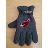 Arizona Cardinals NFL Adult Winter Warm Gloves Dark Gray