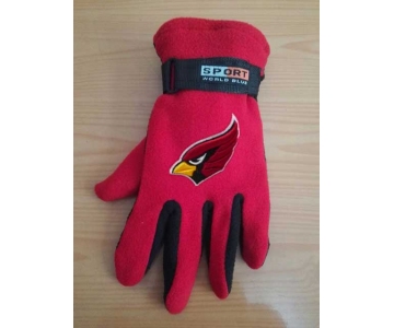 Arizona Cardinals NFL Adult Winter Warm Gloves Red