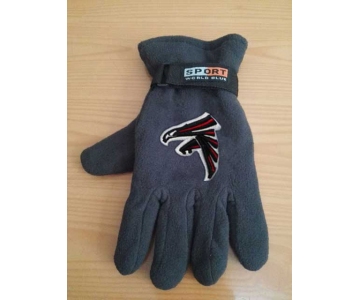 Atlanta Falcons NFL Adult Winter Warm Gloves Dark Gray