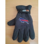 Buffalo Bills NFL Adult Winter Warm Gloves Dark Gray