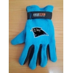 Carolina Panthers NFL Adult Winter Warm Gloves Blue