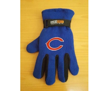 Chicago Bears NFL Adult Winter Warm Gloves Blue