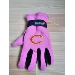 Chicago Bears NFL Adult Winter Warm Gloves Pink