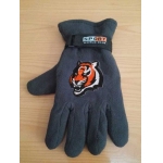 Cincinnati Bengals NFL Adult Winter Warm Gloves Dark Gray