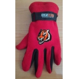 Cincinnati Bengals NFL Adult Winter Warm Gloves Red