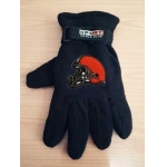 Cleveland Browns NFL Adult Winter Warm Gloves Black