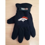 Denver Broncos NFL Adult Winter Warm Gloves Black