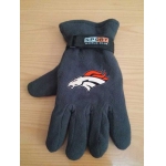 Denver Broncos NFL Adult Winter Warm Gloves Dark Gray