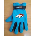 Denver Broncos NFL Adult Winter Warm Gloves Light Blue