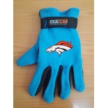 Denver Broncos NFL Adult Winter Warm Gloves Light Blue