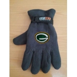 Green Bay Packers NFL Adult Winter Warm Gloves Dark Gray