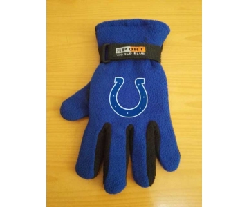 Indianapolis Colts NFL Adult Winter Warm Gloves Blue