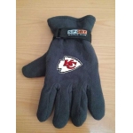 Kansas City Chiefs NFL Adult Winter Warm Gloves Dark Gray