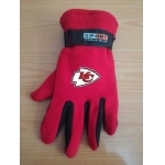 Kansas City Chiefs NFL Adult Winter Warm Gloves Red