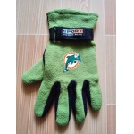 Miami Dolphins NFL Adult Winter Warm Gloves Green