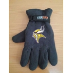 Minnesota Vikings NFL Adult Winter Warm Gloves Dark Gray