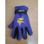 Minnesota Vikings NFL Adult Winter Warm Gloves Purple