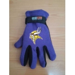 Minnesota Vikings NFL Adult Winter Warm Gloves Purple