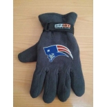 New England Patriots NFL Adult Winter Warm Gloves Dark Gray