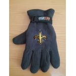 New Orleans Saints NFL Adult Winter Warm Gloves Dark Gray