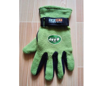 New York Jets NFL Adult Winter Warm Gloves Green